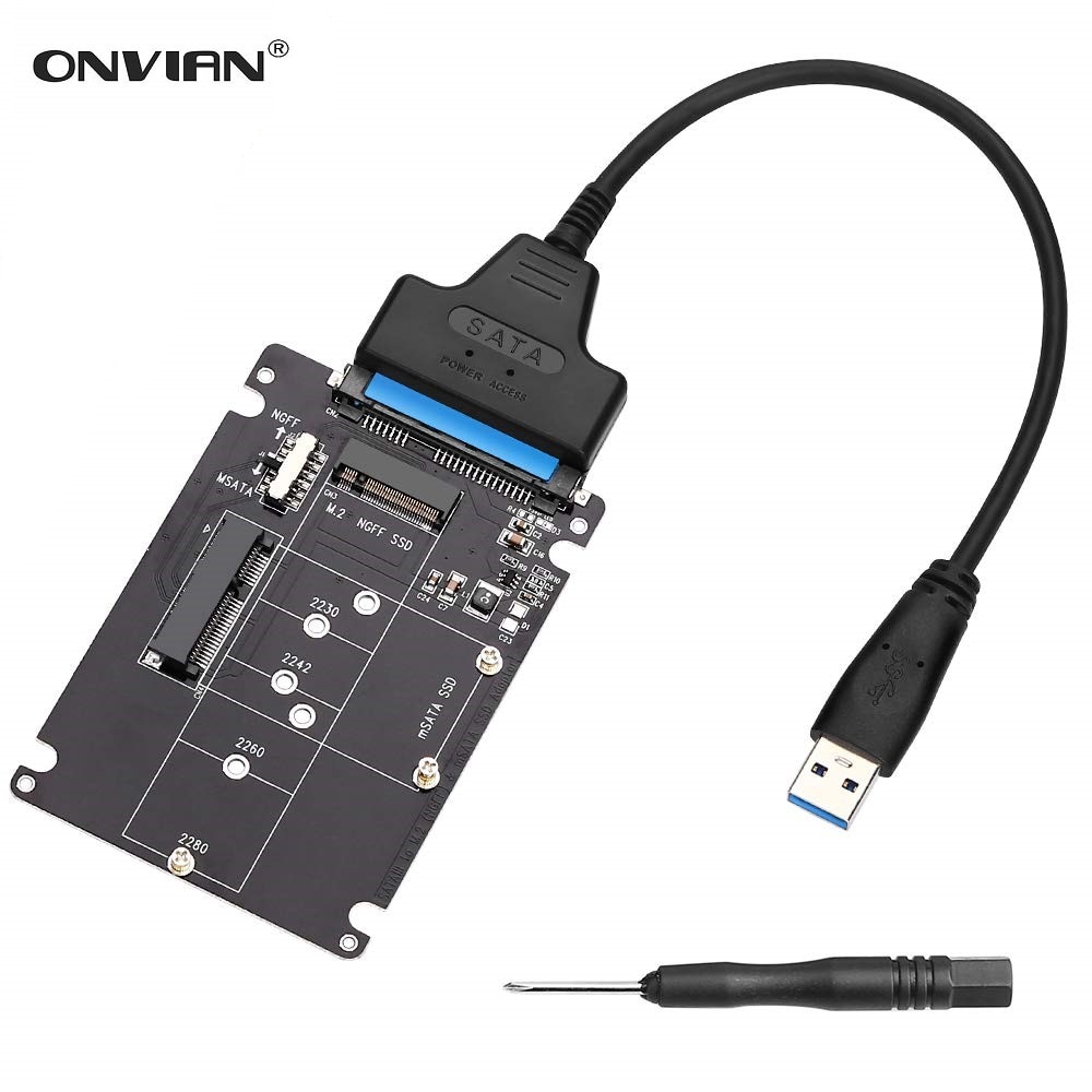 Onvian M.2 NGFF Ǵ MSATA To SATA 3.0  USB..